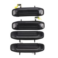 4Pcs Car Front Rear Outer Door Handle Black for Montero V31 V32 V33 V43 V46 V47