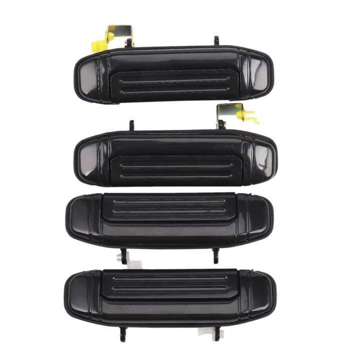 4pcs-car-front-rear-outer-door-handle-black-for-montero-v31-v32-v33-v43-v46-v47