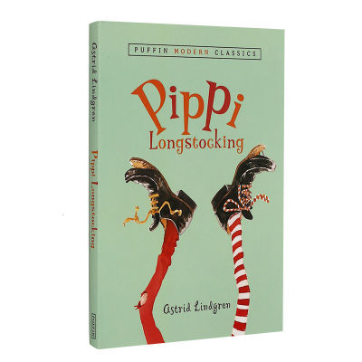 ถุงน่องหนังภาษาอังกฤษต้นฉบับPippi Longstockingถุงน่องหนังชุดนวนิยายวิทยาเขตอเมริกัน8-12ปีชุดหนังสือเด็กปกอ่อน