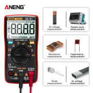 ANENG AN8008 Đa Năng Kế Kỹ Thuật Số 9999 Đếm True