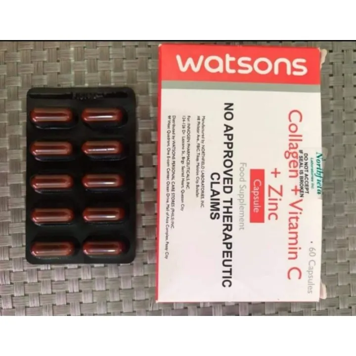 Watsons Collagen Vit C Zinc 10 s Vitamin C And Joint Pain Lazada PH