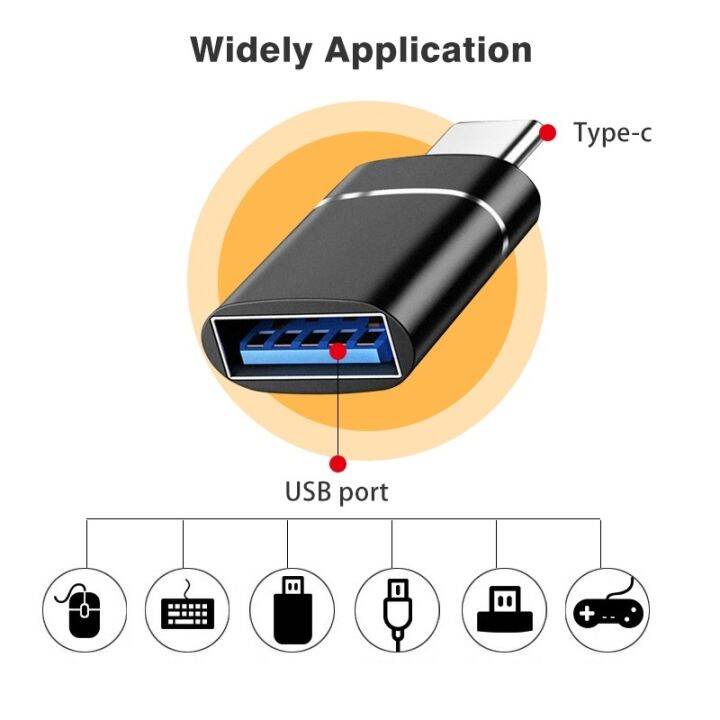 อะแดปเตอร์แปลง-type-c-to-usb-3-0-otg-usb-female-สําหรับ-macbook-โทรศัพท์มือถือ-1-ชิ้น-5211033