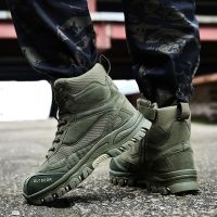 Mens Military Boot Combat Ankle Boot Tactical Big Size 46 Army Boot Male Shoes Work Safety Shoes Motocycle Boots Zapatos Hombre