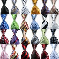 2020 Elegant Striped Men Neckties 10cm Wide Necktie For Men Shirt Accessories Solid Neck tie Party Plaid Wedding Gravatas