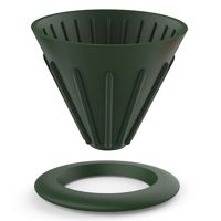 Coffee Dripper Filter Cup Reusable Silica Gel Coffee Filter Foldable Sugar Color Coffee Funnel Drip for Barista