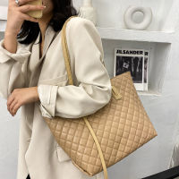 Large Tote Shopper Winter Bag For Women Office Handbag Big 2021 Luxury Designer Balck White WomenS Quilted Shoulder Bags