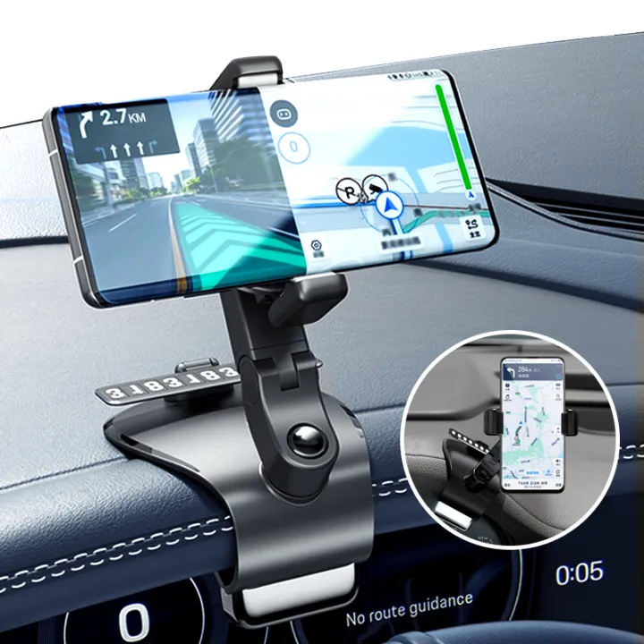 【New】Car Phone Holder 1200° Rotation Multijoint Adjustment Car