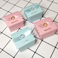 European Baby Boy Girl Party Angel Candy Boxes Baby Shower Favors Baby Birthday Party Sweet Box Chocolate Bag Box