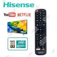 WSS HISENSE Flat Panel LED LCD Smart Remote Control Replacement Netflix Youtube (EN2B27)