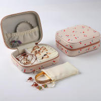 Mini Jewelry Organizer Portable Jewelry Case Leather Jewelry Box Jewelry Case Jewelry Organizer With Pouch