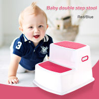 Thicken Kids 2-step Stool Anti-slip Toddler Stool for Toilet Potty Bathroom Kitchen LAD-sale