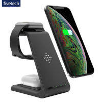 10W Fast Charger For iPhone 12 11 Pro 8 Plus AirPods Pro 3 in 1 Wireless Charger Phone Holder For Samsung S20 Chargers