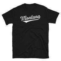 เสื้อยืดพิมพ์ลาย Montana Big Sky Country Helena สไตล์ย้อนยุคแฟชั่นสําหรับผู้ชาย  A8EJ