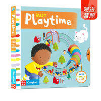 English original childrens picture book busy series busy playtime cardboard mechanism operation activity book childrens Enlightenment learning parent-child education interactive learning