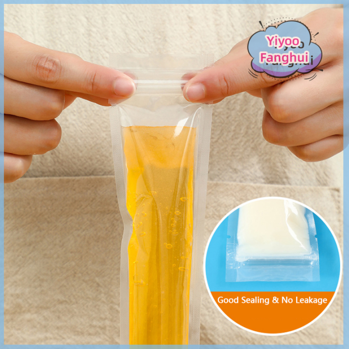 yiyoo-ถุงแม่พิมพ์ครีมถ้วยไอศครีมใช้แล้วทิ้งปลอดสารพิษมีซีลซิปช่องแท่งโยเกิร์ตใส่ลูกกวาดปั่นน้ำผลไม้-diy-ที่บ้าน