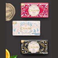 สบู่ก้อนหอมติดตัวนานคาเมย์ Camay Soap Bar  125g.