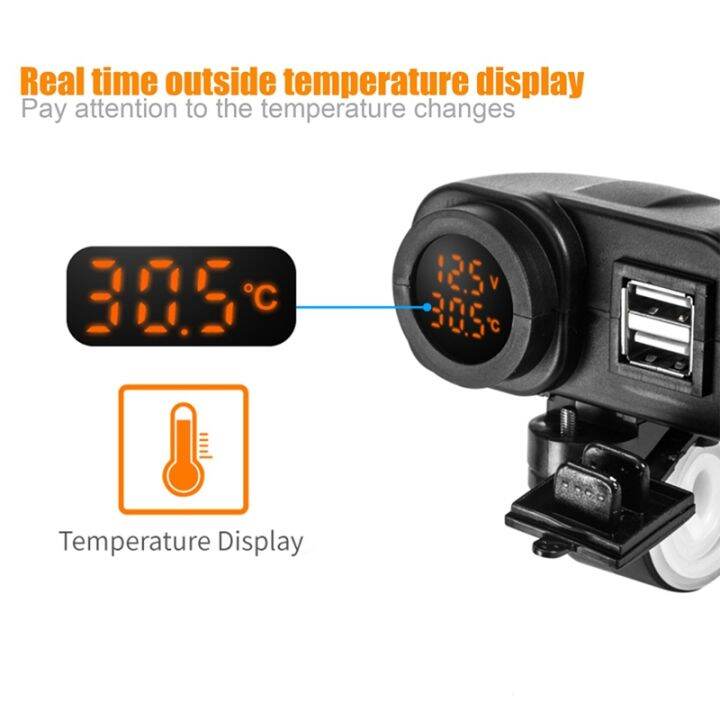 motorcycle-charging-qc3-0-digital-display-dual-usb-phone-fast-charger-voltmeter-phone-charger-socket