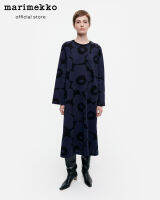 MARIMEKKO TROMPPI UNIKKO DRESS เดรส ชุดเดรส ลายดอกไม้สีน้ำเงินเข้ม