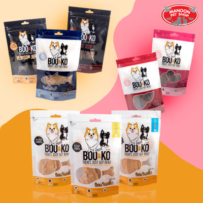 [MANOON] BOO&KO all flavor ขนมสำหรับสุนัข รวมทุกรสชาติ ขนาด 50,60 กรัม