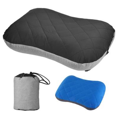 Camping Pillow Ultralight Inflatable Pillow Ergonomic Inflating Travel Pillow for Neck Lumbar Support Outdoor Backpacking Hiking Camping Supplies brightly