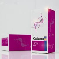 แผ่นตรวจปัสสาวะวัดระดับคีโตนในร่างกาย URS1K Ketone tester regent strips (50 sticks)