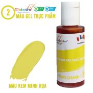 MÀU GEL UNICORN VÀNG TƯƠI D02- nguyên liệu làm bánh kem- ĐỒNG TIẾN VIỆT NAM