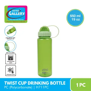 1pc 450ML PC Water Bottle, Modern Clear Sport Water Bottle For