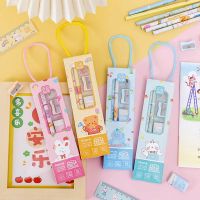 Bv&amp;Bv (พร้อมส่งในไทย??) Stationary set เซตเครื่องเขียน ชุดเครื่องเขียนดินสอ ชุดอุปกรณ์การเรียน 5 ชิ้น Kids life Stationary set