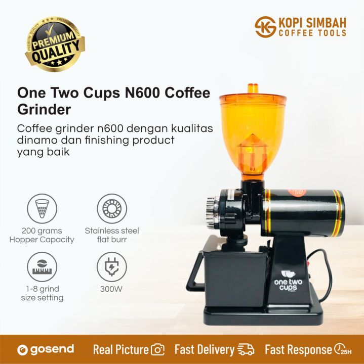 Electric Coffee Grinder N600 One Two Cups Mesin Alat Penggiling Biji