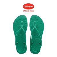 รองเท้าแตะ Havaianas Luna สีเขียวทรอปิคอล สําหรับผู้หญิง dd