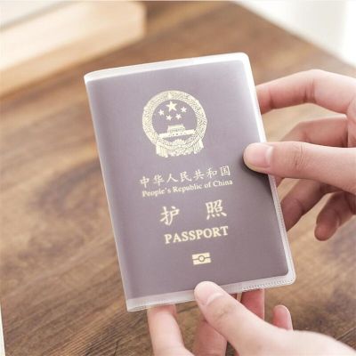 [hot]Waterproof Travel Dirt Passport Cover Wallet Transparent PVC Clear ID Card Holders Purse Business Credit Card Holder Case Bags
