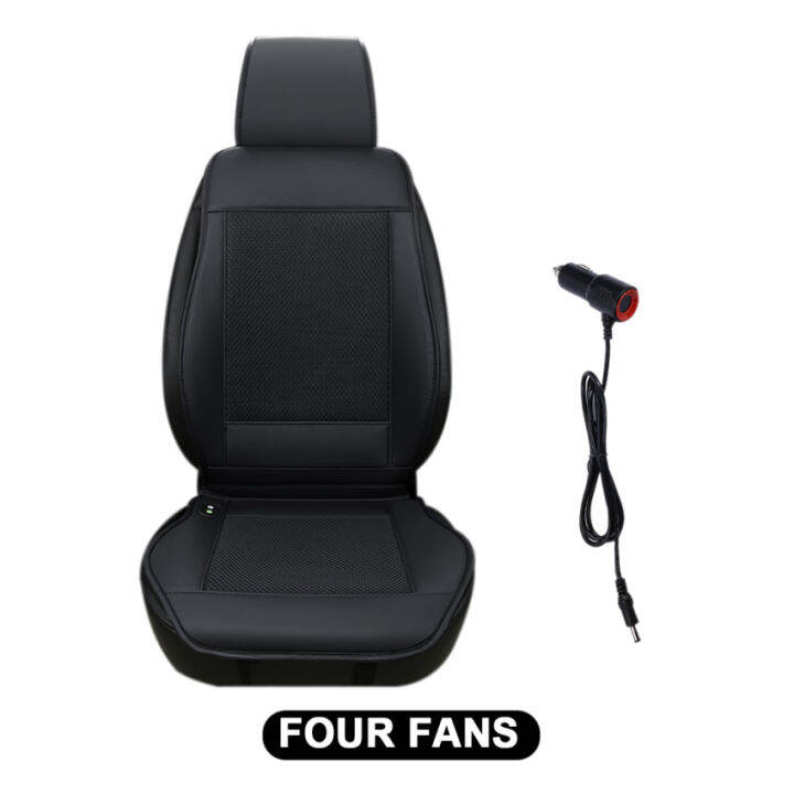 Universal 8 builtin fan 3 speed 12V cooling car seat cushion cover