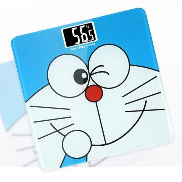 timbangan badan digital timbangan badan karakter doraemon
