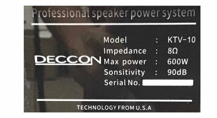 deccon-dc450-ktv10-ตู้ลำโพงคาราโอเกะขนาด-10-นิ้ว-เพิ่มสเปคคอน-ราคาต่อ1คู่2-ใบ-ของใหม่แกะกล่อง-100