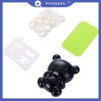 ? Homepet 4 in 1 PANDA sushi แม่พิมพ์แซนวิชขนมปังปิ้งตัดแม่พิมพ์ DIY PANDA Onigiri Rice Maker