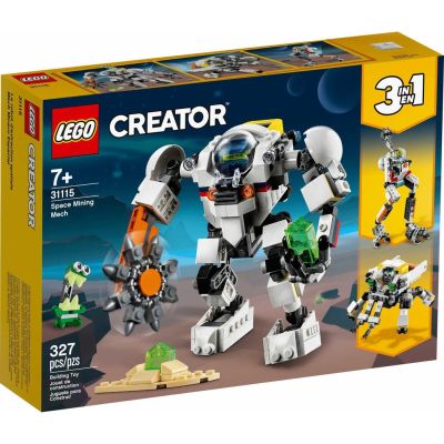 (ของแท้ พร้อมส่ง)LEGO 31115 Creator 3-in-1 - Space Mining Mech BMaF