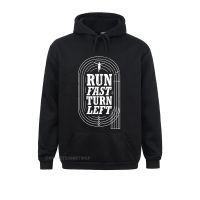 Long Sleeve Hoodies Adult Sweatshirts Funny Track And Field Design Run Fast Turn Left Oversized Hoodie Design Hoods Wholesale Size Xxs-4Xl