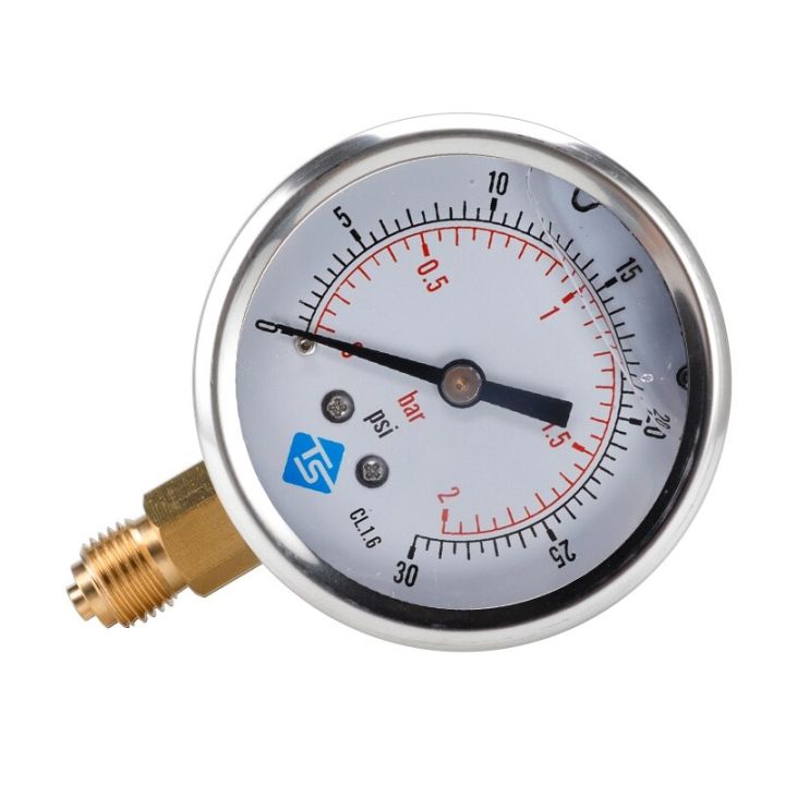 ts-low-pressure-gauge-0-2bar-0-30psi-1-4inch-68mm-dial-hydraulic-water-pressure-gauge-manometer-pressure-measuring-tool