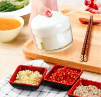 เครื่องบดกระเทียม Hand pull mini food chopper เครื่องมือปรุงอาหาร เครื่องเตรียมอาหาร ที่สับกระเทียม ด้วยการใช้มือดึง ขนาดกระทัดรัด