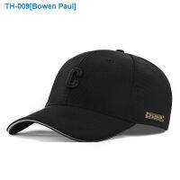 ﹍►◇ Road tile spring and summer new baseball hat man outdoor sports night run significant glance eaves anti-wrinkle face small cap round face