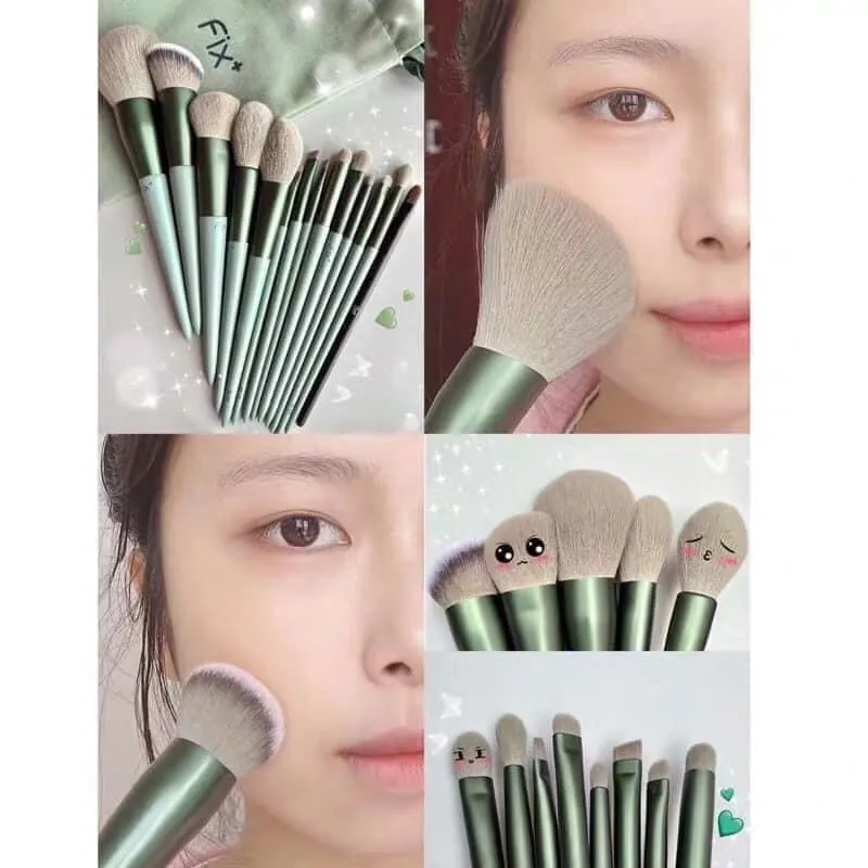 Bộ cọ trang điểm 13 món siêu xinh với lông siêu mềm