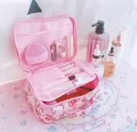 Sanrio Hello Kitty Handbag Cartoon Waterproof Cosmetic Bag My Melody Travel Bag Toiletry Bag Storage Bag