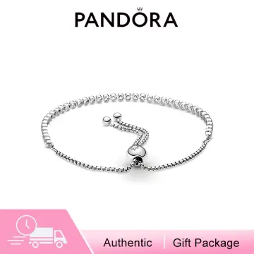 PANDORA Silver Pandora Moments Butterfly Clasp Snake Chain Bracelet -  Central.co.th