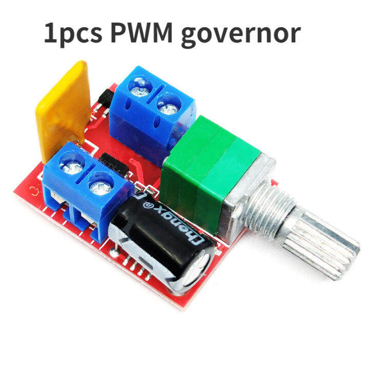Mini 5A PWM Max 90W DC motor Speed controller module 3V35V Speed