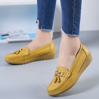 Ready Stock Womens Fashion Loafers Fashion Flat Work Moccasin Shoes Womens Casual Shoes 14 Colors Available
