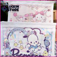 TREND 57SHOP Pochacco/Kuromi กระเป๋าใส่ปากกา การออกแบบซิป เมโลดี้/เมโลดี้โอโรล กล่องปากกา อินส์ พียู PU กระเป๋าเก็บเครื่องเขียน ของขวัญสำหรับนักเรียน