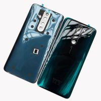 ที่ครอบสำหรับ Xiaomi แบตเตอร์รี่ของแท้ Redmi Note 8 Pro แผงเคสฝาหลังกระจกด้านหลังพร้อมสติกเกอร์กาวเลนส์กล้องถ่ายรูปอะไหล่ทดแทน