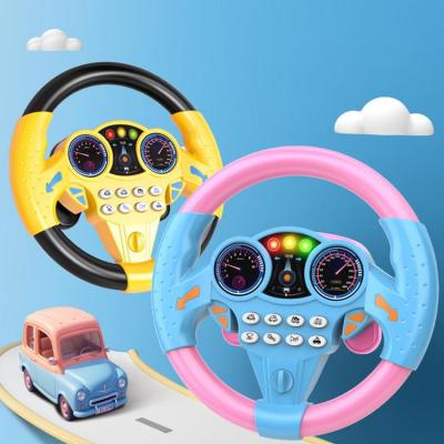 Kid Driving Wheel Toy For Car Funny Simulated Steering Wheel 360 Degree Rotating Kid Simulation Steering Wheel Toy For Car Back Seat For For Children Toddler Boys rational