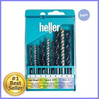 ดอกเจาะเหล็ก ไม้ คอนกรีต HELLER 9 ชิ้น/แพ็คMETAL, CONCRETE, WOOD DRILL BIT HELLER 9EA **สินค้าแนะนำ**