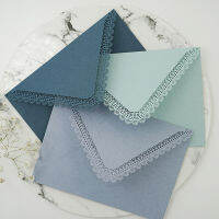 5pcs Vintage Western ซอง Kawaii Hollow Lace Letter Pads กระเป๋าการ์ดเชิญงานแต่งงานฝาครอบซองสำหรับแผ่นจดหมาย-hdfssaa